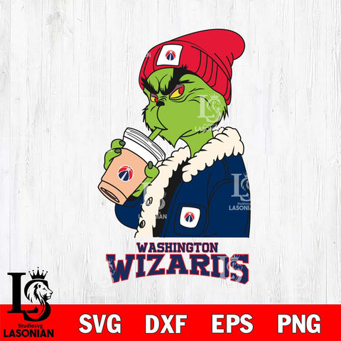 Washington Wizards Grinch Bougie Football Svg Eps Dxf Png File, Digital Download, Instant Download