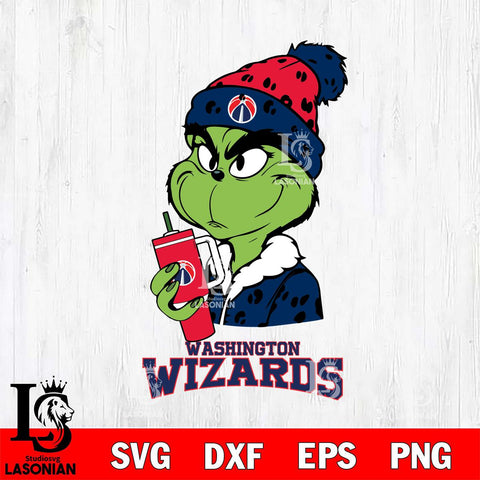 Washington Wizards Grinch Bougie Leopard Svg Eps Dxf Png File, Digital Download, Instant Download