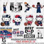 Washington Wizards NBA Bundle 12 Svg Eps Dxf Png File, Digital Download, Instant Download