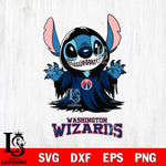 Washington Wizards Stitch Ghost Svg Eps Dxf Png File, NBA svg, Digital Download, Instant Download