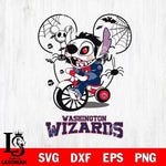 Washington Wizards Stitch Jigsaws Halloween Svg Eps Dxf Png File, Digital Download, Instant Download