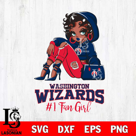 Washington Wizards #1 beauty Black Fan Girl