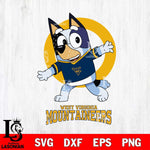 West Virginia Mountaineers Bandit Heeler Rugby Svg Eps Dxf Png File, Digital Download ,Instant Download, Cricut File