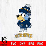 West Virginia Mountaineers Bluey Hoodie Sport Svg Eps Dxf Png File, Digital Download ,Instant Download, Cricut File