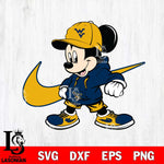 West Virginia Mountaineers Cool Mickey Mouse Svg Eps Dxf Png File, NCAA svg, Digital Download, Instant Download