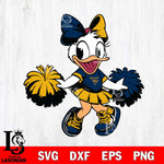 West Virginia Mountaineers Daisy Duck Cheerleader Svg Eps Dxf Png File, NCAA svg, Digital Download, Instant Download