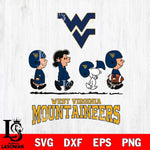 West Virginia Mountaineers Snoopy Sport 12 Svg Eps Dxf Png File, Digital Download