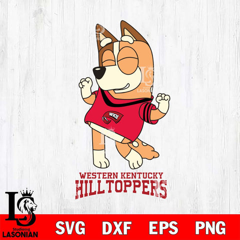 Western Kentucky Hilltoppers Chilli Dance Sport Svg Eps Dxf Png File, Digital Download, Instant Download