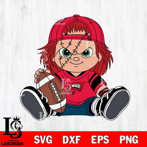 Western Kentucky Hilltoppers Chucky Horror 11 Svg Eps Dxf Png File, NCAA svg, Digital Download, Instant Download