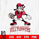 Western Kentucky Hilltoppers Goofy Disney, Svg Eps Dxf Png File, Digital Download