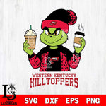 Western Kentucky Hilltoppers Grinch 2 coffee Svg Eps Dxf Png File, Digital Download, Instant Download