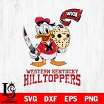 Western Kentucky Hilltoppers Jason Voorhees 12 Svg Eps Dxf Png File, Digital Download