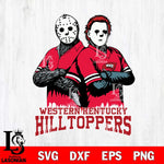 Western Kentucky Hilltoppers Jason Voorhees 8 Svg Eps Dxf Png File, Digital Download