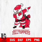 Western Kentucky Hilltoppers Santa Claus Ugly Svg dxf eps png pdf file,NCAA svg,Digital Download,Cricut file