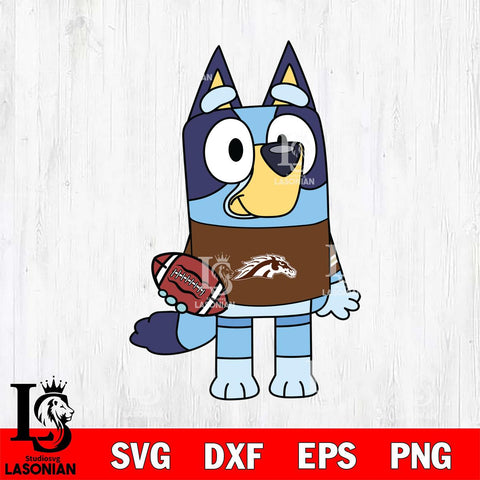 Western Michigan Broncos Bluey 2 Svg Eps Dxf Png File, Digital Download, Instant Download