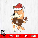 Western Michigan Broncos Bluey Chilli Christmas Svg Eps Dxf Png File, Digital Download, Instant Download