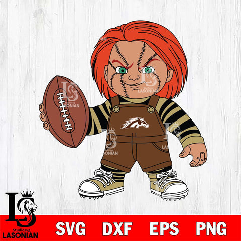 Western Michigan Broncos Chucky Horror 12 Svg Eps Dxf Png File, NCAA svg, Digital Download, Instant Download