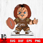 Western Michigan Broncos Chucky Horror 2 Svg Eps Dxf Png File, NCAA svg, Digital Download, Instant Download