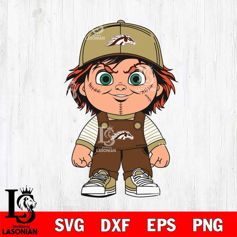 Western Michigan Broncos Chucky Horror Svg Eps Dxf Png File, NCAA svg, Digital Download, Instant Download