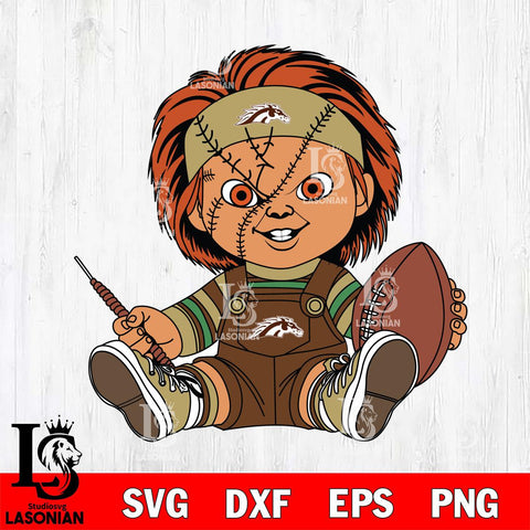 Western Michigan Broncos Chucky Horror 9 Svg Eps Dxf Png File, NCAA svg, Digital Download, Instant Download