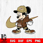 Western Michigan Broncos Cool Mickey Mouse Svg Eps Dxf Png File, NCAA svg, Digital Download, Instant Download