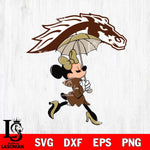 Western Michigan Broncos Fancy Minnie Svg Eps Dxf Png File, Digital Download, Instant Download