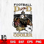 Western Michigan Broncos Football Dad Cooler Svg Eps Dxf Png File, Digital Download, Instant Download