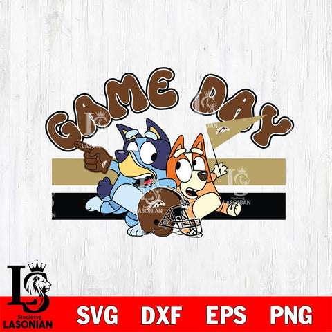 Western Michigan Broncos Game Day Bluey Svg Eps Dxf Png File, Digital Download, Instant Download