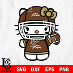 Western Michigan Broncos Hello Kitty sport 6 Svg Eps Dxf Png File, NCAA svg, Digital Download, Instant Download