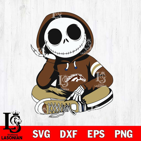 Western Michigan Broncos Jack Skellington halloween Svg Eps Dxf Png File, NCAA svg, Digital Download, Instant Download