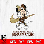 Western Michigan Broncos Minnie Mouse Dancing NIKE, Svg Eps Dxf Png File, Digital Download