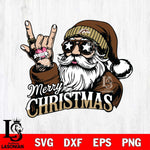 Western Michigan Broncos Rock Santa Claus Football Svg dxf eps png pdf file,NCAA svg,Digital Download,Cricut file