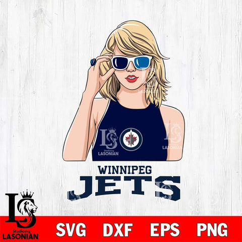 Winnipeg Jets And Taylor Swift Fan Svg Eps Dxf Png File, Digital Download, Instant Download