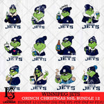 Winnipeg Jets Grinch Christmas NHL Bundle 12 Cut Files, Cricut,Christmas Svg Dxf Eps Png file , Digital Download