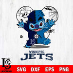 Winnipeg Jets Stitch Horror Halloween 2 Svg Eps Dxf Png File, Digital Download, Instant Download