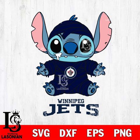 Winnipeg Jets Stitch Mummy Svg Eps Dxf Png File, NHL svg, Digital Download, Instant Download