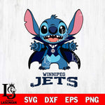 Winnipeg Jets Stitch Vampire halloween Svg Eps Dxf Png File, NHL svg, Digital Download, Instant Download