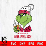 Wisconsin Badgers Grinch hat Svg Eps Dxf Png File, Digital Download, Instant Download