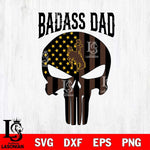 Wyoming Cowboys Badass Dad Svg Eps Dxf Png File, Digital Download, Instant Download