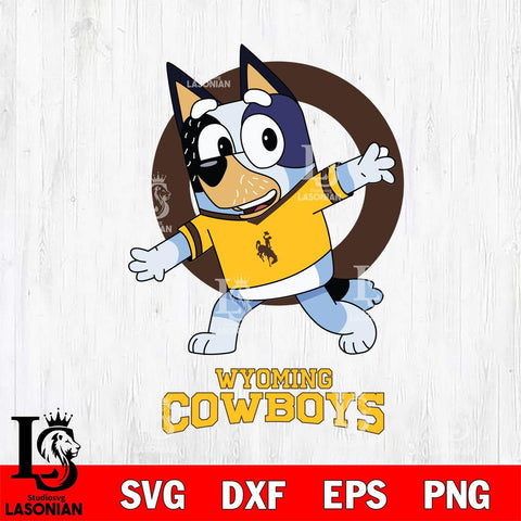 Wyoming Cowboys Bandit Heeler Rugby Svg Eps Dxf Png File, Digital Download ,Instant Download, Cricut File