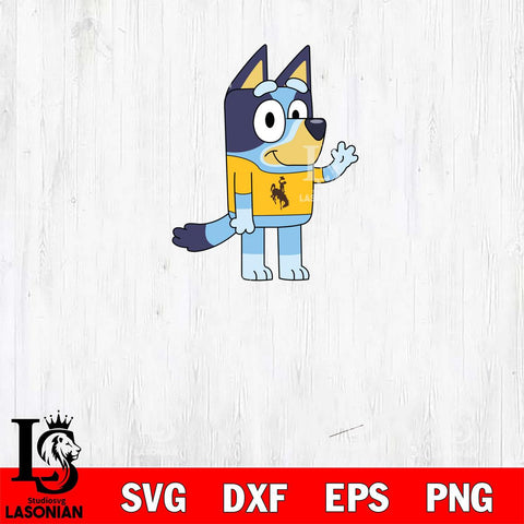 Wyoming Cowboys Bluey 5 Svg Eps Dxf Png File, Digital Download, Instant Download