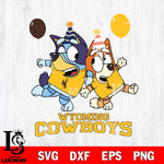 Wyoming Cowboys Bluey & Bingo 2 Svg Eps Dxf Png File, NCAA svg, Digital Download, Instant Download