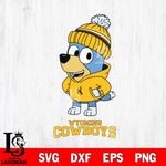 Wyoming Cowboys Bluey Hoodie Sport Svg Eps Dxf Png File, Digital Download ,Instant Download, Cricut File