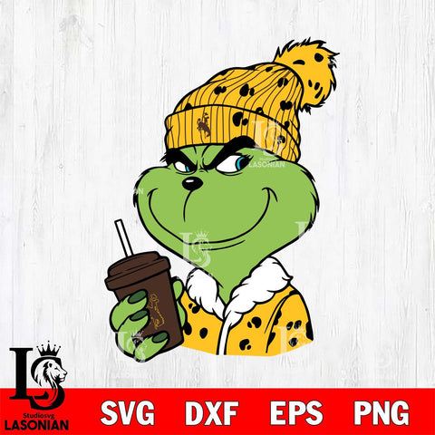 Wyoming Cowboys Boujee Grinch 3 Svg Eps Dxf Png File, Digital Download, Instant Download