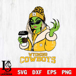 Wyoming Cowboys Boujee Grinch Girls Christmas Cut Files Cricut, Svg Dxf Eps Png file, Digital download , Silhouette