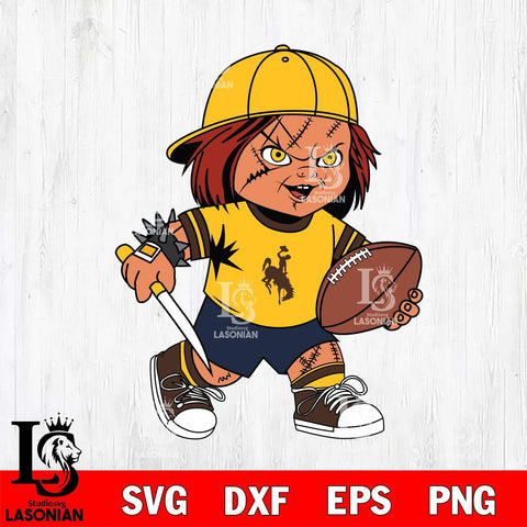 Wyoming Cowboys Chucky Horror 10 Svg Eps Dxf Png File, NCAA svg, Digital Download, Instant Download