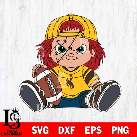 Wyoming Cowboys Chucky Horror 11 Svg Eps Dxf Png File, NCAA svg, Digital Download, Instant Download