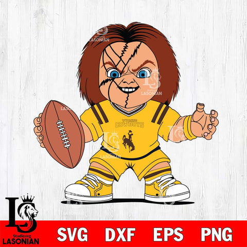 Wyoming Cowboys Chucky Horror 2 Svg Eps Dxf Png File, NCAA svg, Digital Download, Instant Download