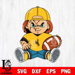 Wyoming Cowboys Chucky Horror 3 Svg Eps Dxf Png File, NCAA svg, Digital Download, Instant Download