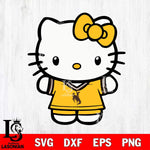 Wyoming Cowboys Cute Hello Kitty Football 6 Svg Eps Dxf Png File, NCAA svg, Digital Download, Instant Download